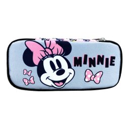 Disney Minnie Pretty in Pink 2 rekeszes tolltartó 26 cm
