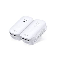 Powerline Adapter TP-LINK TL-PA8030P-KIT AV1200 3-Port Gigabit Passthrough Powerline Starter Kit PN: TL-PA8030P-KIT