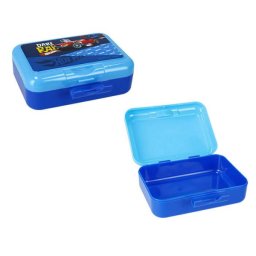 Hot Wheels autós uzsonnásdoboz és kulacs - kék/kék
