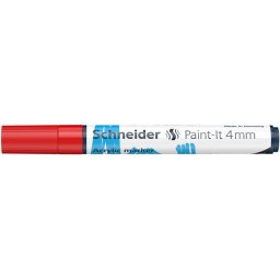 SCHNEIDER Dekormarker, akril, 4 mm, SCHNEIDER "Paint-It 320", piros