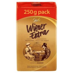 GALA Kávé, pörkölt, őrölt, 250 g, GALA "Wiener Extra"