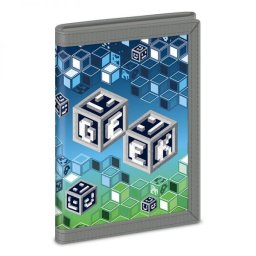 GEEK kockák tépőzáras pénztárca - Ars Una