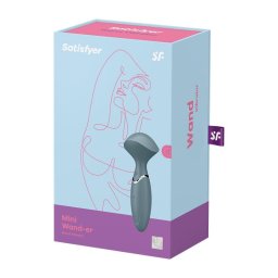 Satisfyer - Mini WAND-er kézi masszírozó, csiklóizgató vibrátor (szürke)