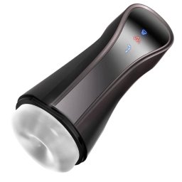 Mecha - vibrációs okos maszturbátor szívó és melegítő funkcióval (APP-os)