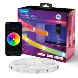 Govee WiFi RGBICW Smart PRO LED szalag 10m Matter - extra tartós