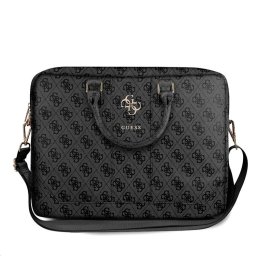 Guess PU 4G fém logós notebook táska 15/16" szürke
