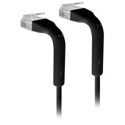 Ubiquiti Ethernet Patch kábel, 0,22m, Cat6, fekete