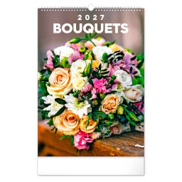 Bouquets, képes falinaptár 2027