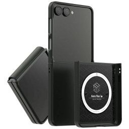Araree Aero Flex M MagSafe-kompatibilis tok Samsung Galaxy Z Flip7 - fekete