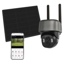 GoSmart Kültéri akkumulátoros kamera IP-6100G HAWK 4G LTE-vel és napelemmel