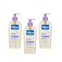 Mixa Baby nyugtató tisztító olaj a bőrre és a hajra (3x250 ml)