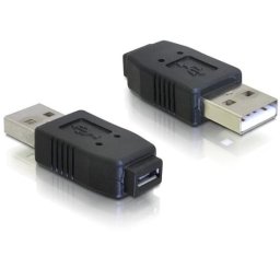 Delock micro USB A B aljzat – USB A csatlakozó átmenő adapter