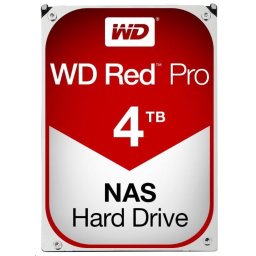 WD RED Pro NAS WD4005FFBX 4TB, SATA III 3,5", 256MB 7200RPM, 217MB/s, CMR