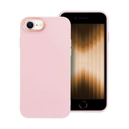 Frame Apple iPhone 7/8/SE 2020/SE 2022 közepesen ütésálló tok kameravédő kerettel, rózsaszín