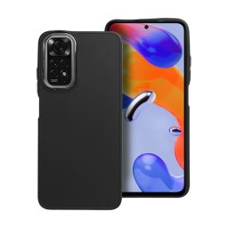 Frame Xiaomi Redmi Note 11/11S közepesen ütésálló tok kameravédő kerettel, fekete