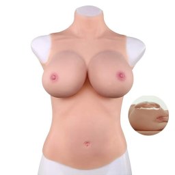 Szilikon teljes mellkép C kosár méret S-L méretben 45 cm hosszú