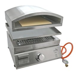 NAPOLI asztali gázgrill + pizza sütő + grilllap