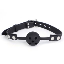 BREATHFIVE 40mm - fekete piercinges golys szling