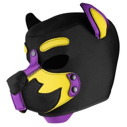 Wolf Gang Maszk llthat Mret Fekete-srga-lila Neoprn