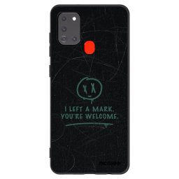 Fekete szilikon tok az alábbi mobiltelefonokra Samsung Galaxy A21s - LEFT A MARK
