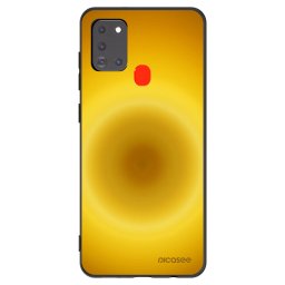 Fekete szilikon tok az alábbi mobiltelefonokra Samsung Galaxy A21s - Solar Pulse