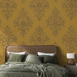 Öntapadó tapéta arany barokk ornamentika