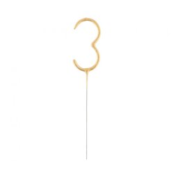 Arany Gold 3-as csillagszóró 17 cm
