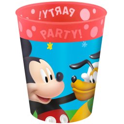 Mickey egér Rock the House micro prémium műanyag pohár szett 4 db-os 250 ml