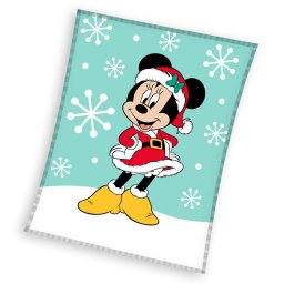 Minnie egér Snow Karácsony coral fleece polár takaró 130x160cm