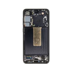 Samsung S916 Galaxy S23+ kompatibilis LCD kijelző + érintő, kerettel, fekete