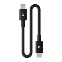 Beats USB-C / USB-C fonott kábel (20cm)- Fekete Bolt