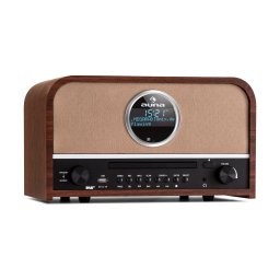 auna Columbia DAB rádió 60 W CD-lejátszó DAB+/FM tuner USB felvétel Bluetooth (R-200)
