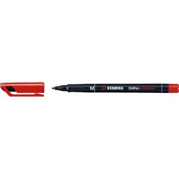 OHPen Universal permanente Stabilo - rosso - media - 1 mm - 843/40