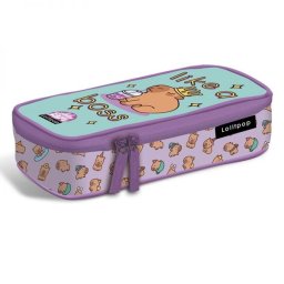 Capybara ovális bedobálós tolltartó gumipánttal - Lizzy Card