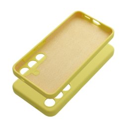 2mm Motorola G35 5G szilikon tok, világos sárga