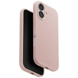UNIQ Lino tok iPhone 17 Magclick töltés rózsaszínű