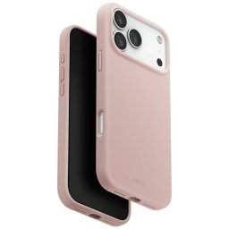 UNIQ Lino tok iPhone 17 Pro Max Magclick töltés rózsaszín