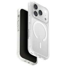 Uniq Combat Magclick Apple iPhone 17 Pro MagSafe szilikon tok, átlátszó