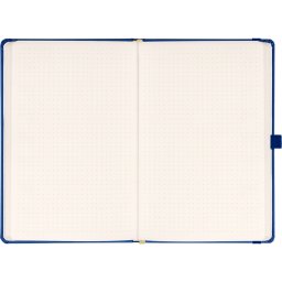 Klasszikus notesz Taggia borítással Dark blue, pontozott, 13x21cm, Presco