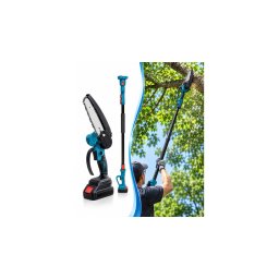 Akkus láncfűrész szett kefementes motor magassági hosszabbítóval, 6”/8”, 2 akku