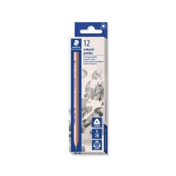 STAEDTLER Grafitceruza, 2B, háromszögletű, vastag, STAEDTLER "Noris(R) natural jumbo 119N"