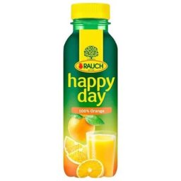 RAUCH Gyümölcslé, 100%, 0,33 l, RAUCH "Happy day", narancs