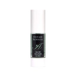 Extase Sensuel - hűsítő-melegítő masszázsolaj (menta, 30 ml)