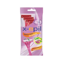 X-Epil - eldobható női borotva szőrtelenítéshez, 2 pengés (5 db)