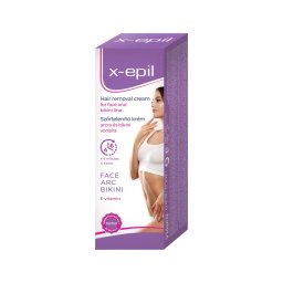 X-Epil - szőrtelenítő krém arcra/bikini vonalra (40 ml)