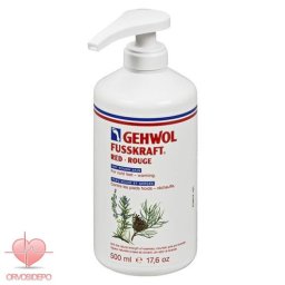 Gehwol Fusskraft Melegítő krém (PIROS) száraz bőrre 500ml