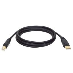 USB-A/USB-B (hím/női) kábel, USB 2.0, 4,57m