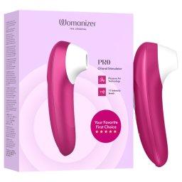 Womanizer Pro - léghullámos csiklóizgató (pink)