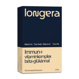 Longera Immun+ vitaminkomplex béta-glükánnal kapszula 30x