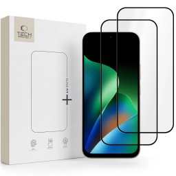 Tech-Protect Glass Fit+ Xiaomi Redmi 17 kijelzővédő üvegfólia, fekete (2db)